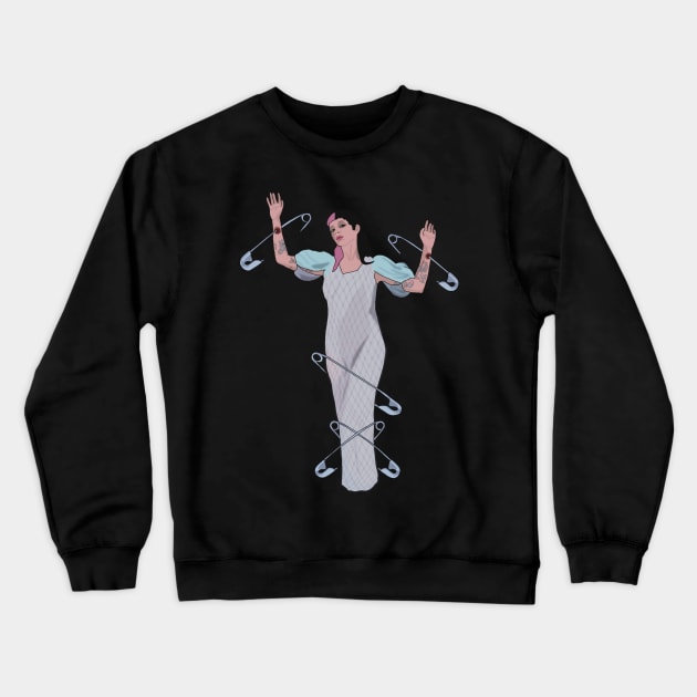 Attached Crewneck Sweatshirt by strayheartbja